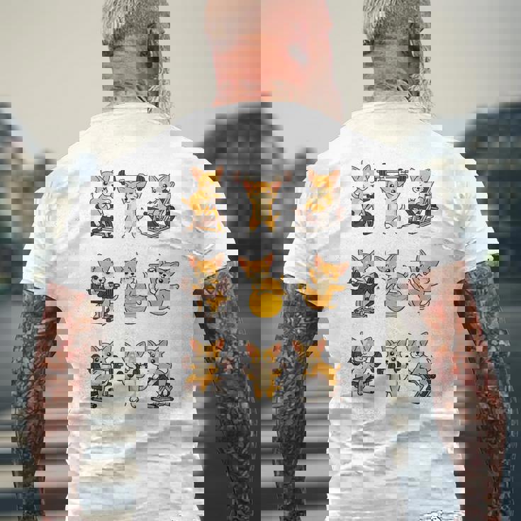 面白いtシャツ 犬 チワワ 筋トレ ジム イヌ グッズ かわいい おもしろtシャツ 面白い 服 ネタ 運動 メンズTシャツ バックプリント 高齢者への贈り物