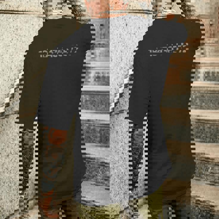 1-8-4-3-6-5-7-2 エンジン発射順序 メンズTシャツ バックプリント 彼への贈り物