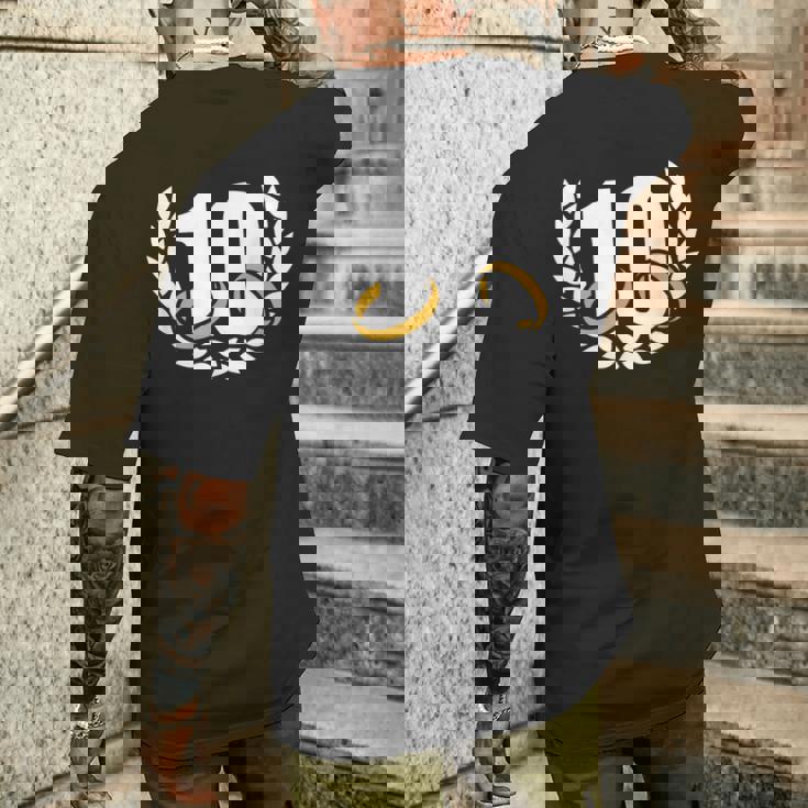 10年目10年目の結婚記念日リース メンズTシャツ バックプリント 彼への贈り物