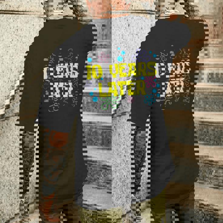 10歳の誕生日 10年後 10歳の誕生日 メンズTシャツ バックプリント 彼への贈り物