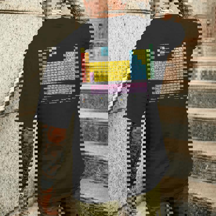 118元素周期表 メンズTシャツ バックプリント 彼への贈り物