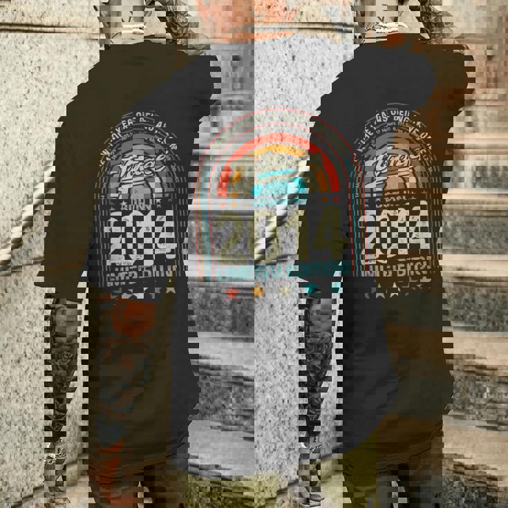 12歳の誕生日 12歳 144ヶ月 すごい生まれ 2014 メンズTシャツ バックプリント 彼への贈り物