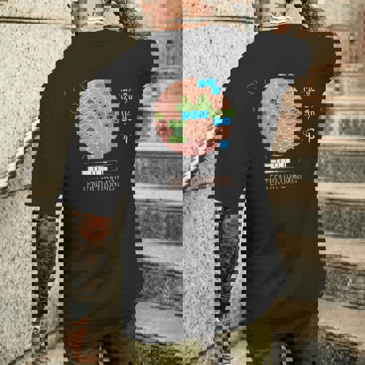 16 Bit Mars Is Terraforming シャツ ボードゲーム メンズTシャツ バックプリント 彼への贈り物