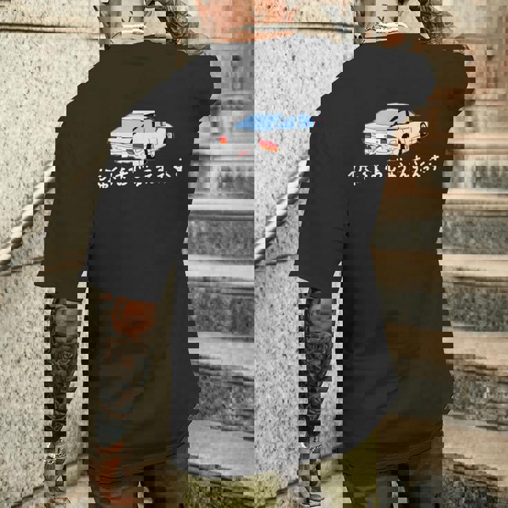 180Sx ドリフト用の車 横滑り車 メンズTシャツ バックプリント 彼への贈り物