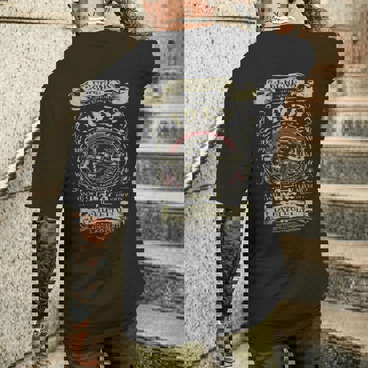 1963年 還暦 バイカー バイク レジェンド 誕生 長袖tシャツ メンズTシャツ バックプリント 彼への贈り物