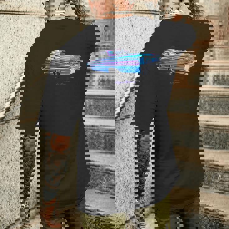 1964 Impala Low Rider Kustom リードそり ホットロッド マッスルカー メンズTシャツ バックプリント 彼への贈り物