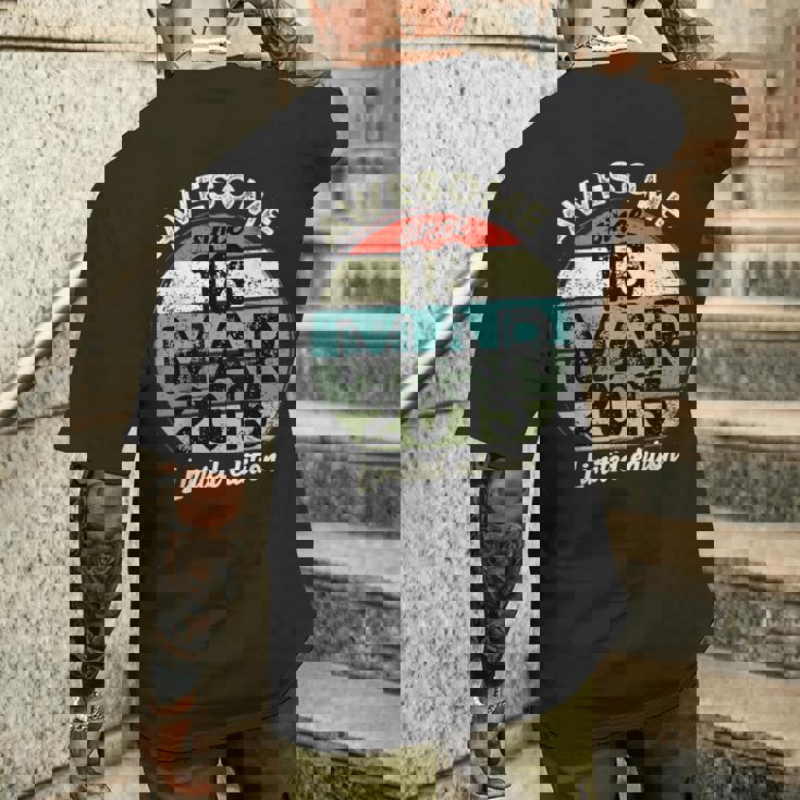 2015年3月18日 10歳の誕生日 10歳 2025年 誕生日 メンズTシャツ バックプリント 彼への贈り物