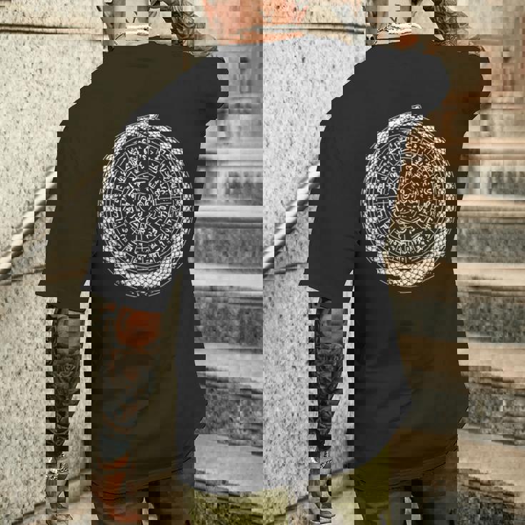 2025年 巳年 龍体文字フトマニ図 長袖tシャツ メンズTシャツ バックプリント 彼への贈り物