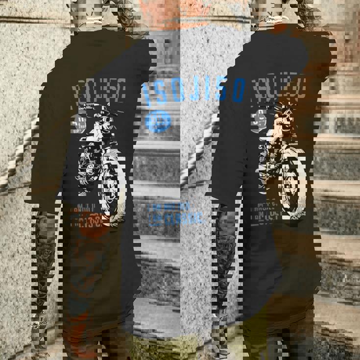 50歳 早寿お祝い 五十路 バイク好き 車好き クラシックバイク I'm Not Old I'm Classic メンズTシャツ バックプリント 彼への贈り物