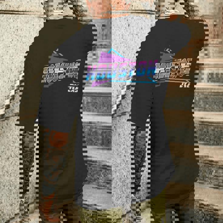 80S Houston 80年代ヒューストン 長袖tシャツ メンズTシャツ バックプリント 彼への贈り物