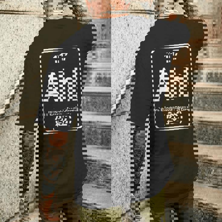 Ah The Element Ofurprise Tableau Périodique De Chimie Drôle T-shirt imprimé au dos Cadeaux pour lui