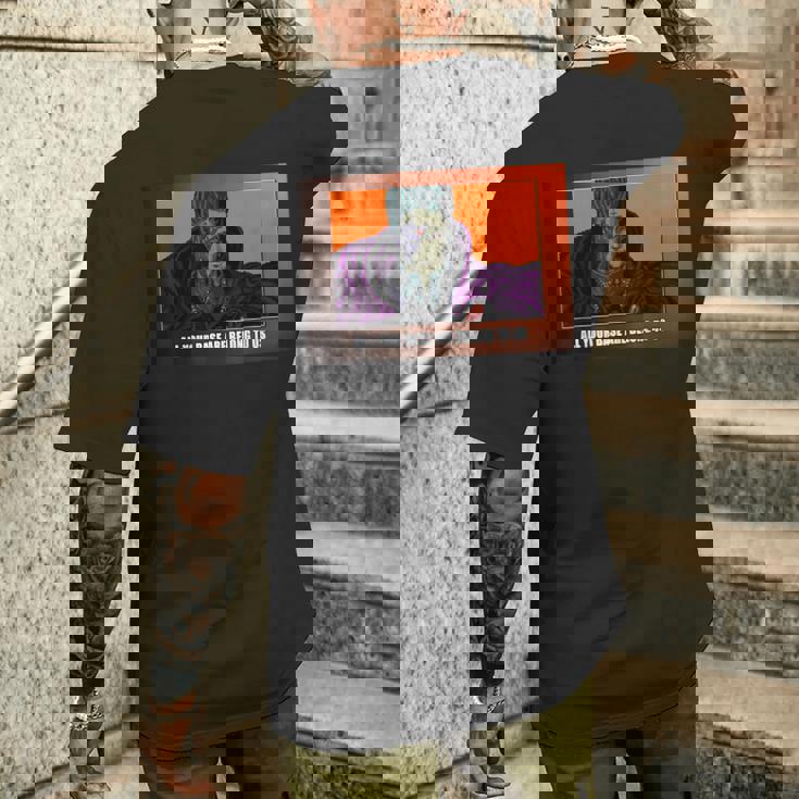 All Your Base Are Belong To Us メンズTシャツ バックプリント 彼への贈り物