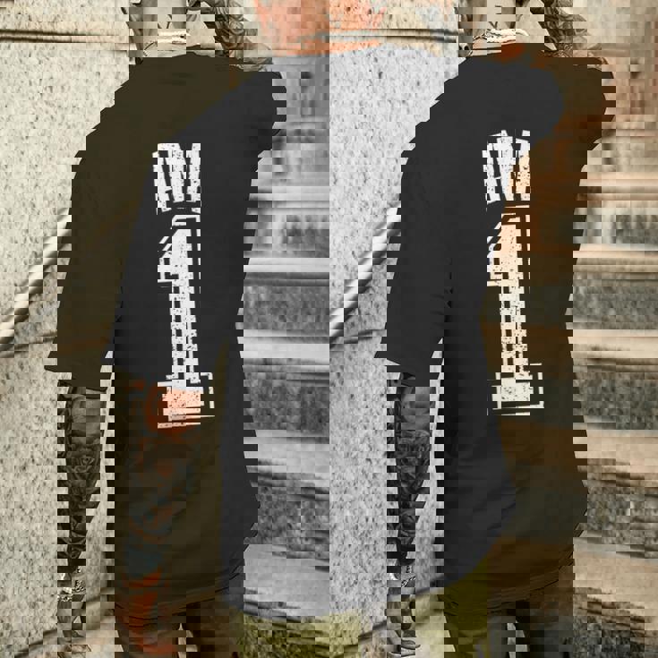 Anaサポーター番号 1番の大ファン メンズTシャツ バックプリント 彼への贈り物