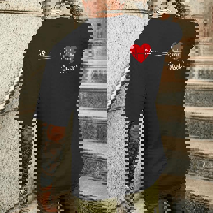 And I'm Back 心臓専門医 心臓サバイバー 心臓病患者 心臓 メンズTシャツ バックプリント 彼への贈り物