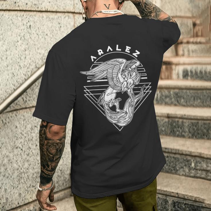 Aralez Arménie Ancien Assyrie Ailé Mythologique T-shirt imprimé au dos Cadeaux pour lui