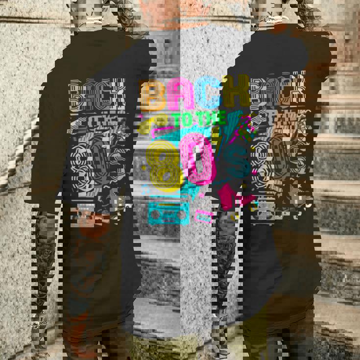 Back To 80'S 1980S Retrointage Eighties Costume Party メンズTシャツ バックプリント 彼への贈り物