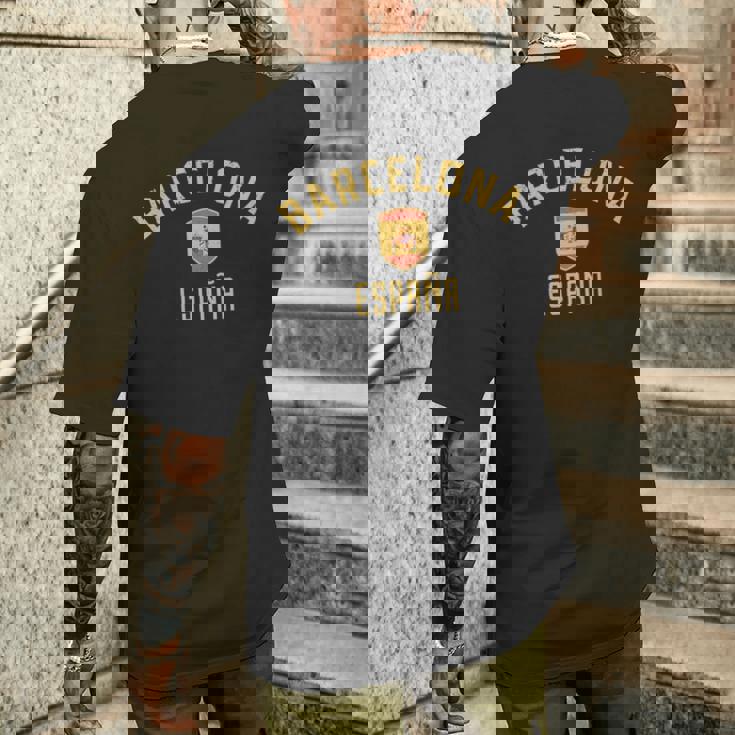 Barcelonapain スペイン、バルセロナ 長袖tシャツ メンズTシャツ バックプリント 彼への贈り物