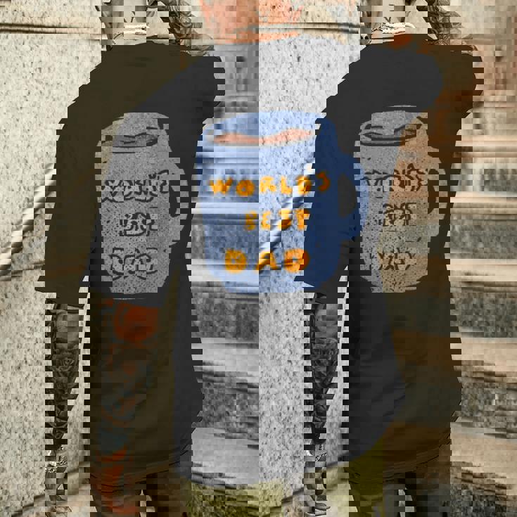 Best Daddy Worlds Best Dad Ever マグカップデザインポケット メンズTシャツ バックプリント 彼への贈り物