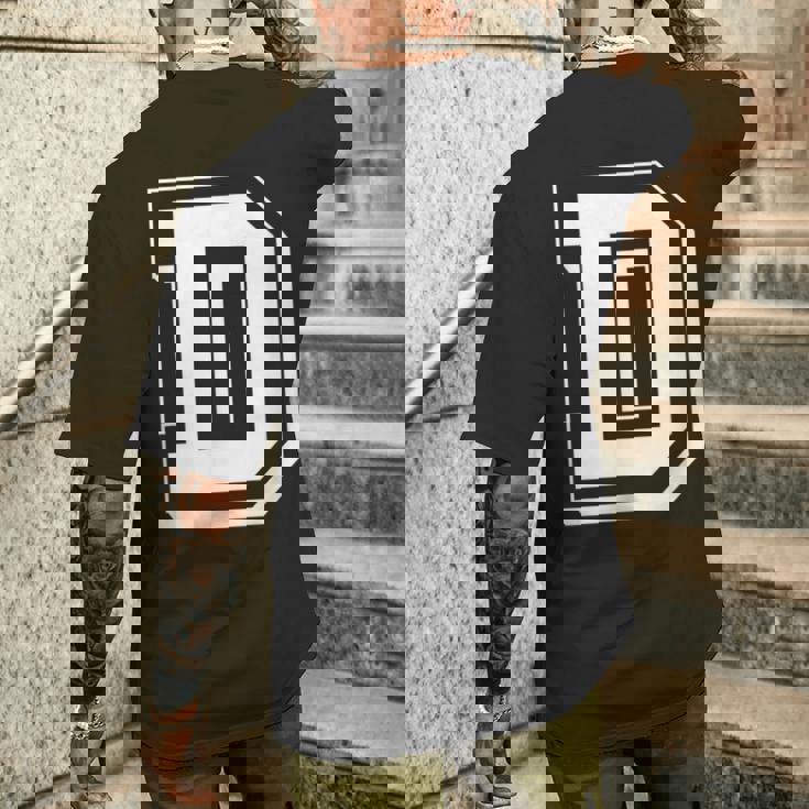 Best Friendshipseven Letters D From Friends メンズTシャツ バックプリント 彼への贈り物