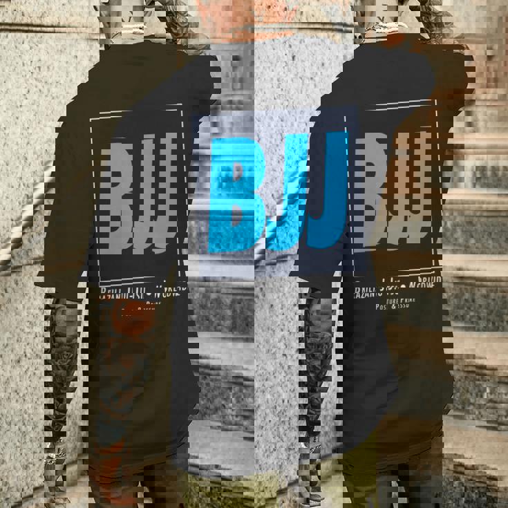 Bjj ブラジリアン柔術アート グラップリング&総合格闘技用 長袖tシャツ メンズTシャツ バックプリント 彼への贈り物