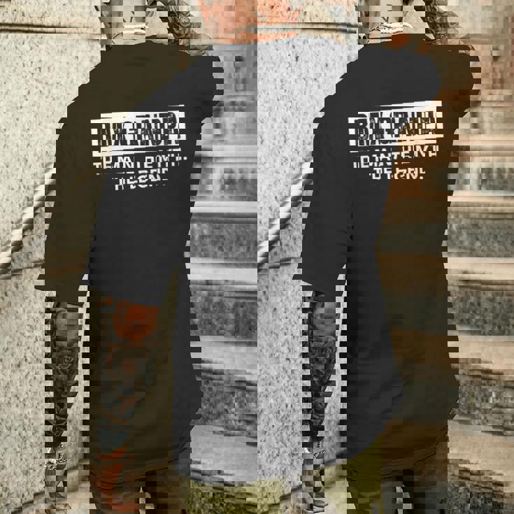 Bmx Grandpa The Man The Myth The Legend メンズTシャツ バックプリント 彼への贈り物