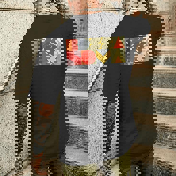 Bossa Nova ブラジル ジャズ ミュージック ヴィンテージ タイポグラフィ メンズTシャツ バックプリント 彼への贈り物