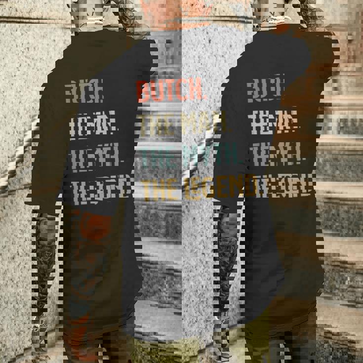 Butch The Man Myth And Legend ファニーネーム カスタマイズ可 メンズTシャツ バックプリント 彼への贈り物