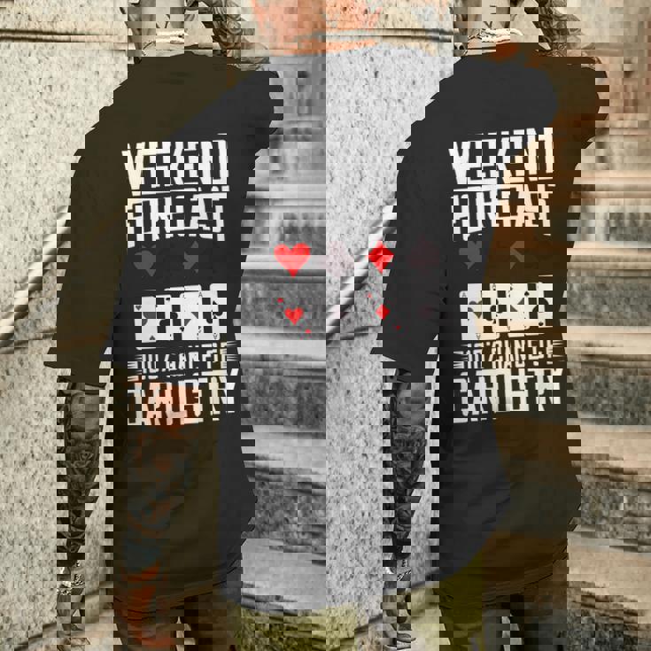 Cardistry デッキカード フローリッシュ トリック トランプ トレーナー 長袖tシャツ メンズTシャツ バックプリント 彼への贈り物