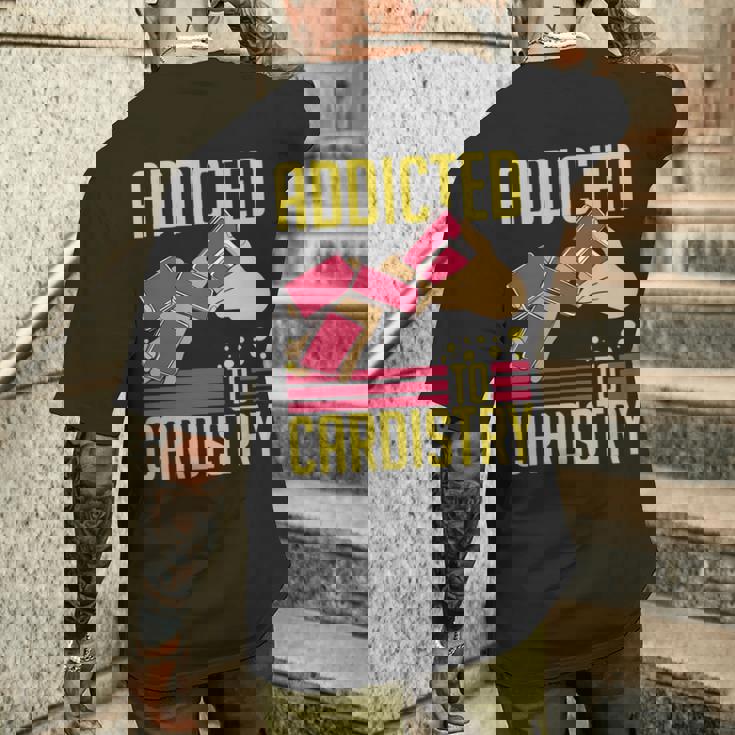 Cardistry マジック トランプ トレーニング トリック ストリートアーティスト 長袖tシャツ メンズTシャツ バックプリント 彼への贈り物