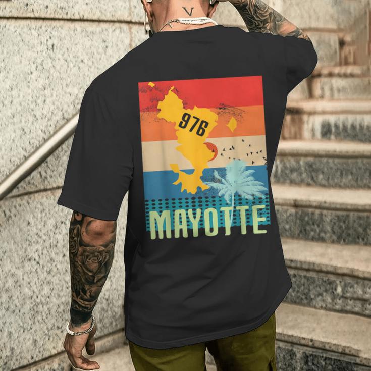 Carte De Mayotte 976 Idee Cadeauouvenir Pour Mahorais T-shirt imprimé au dos Cadeaux pour lui