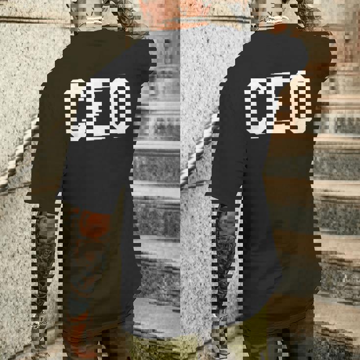 Ceo 最高経営責任者 ボス メンズTシャツ バックプリント 彼への贈り物