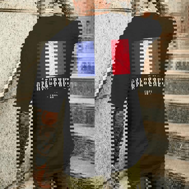 Château-Renault France メンズTシャツ バックプリント 彼への贈り物