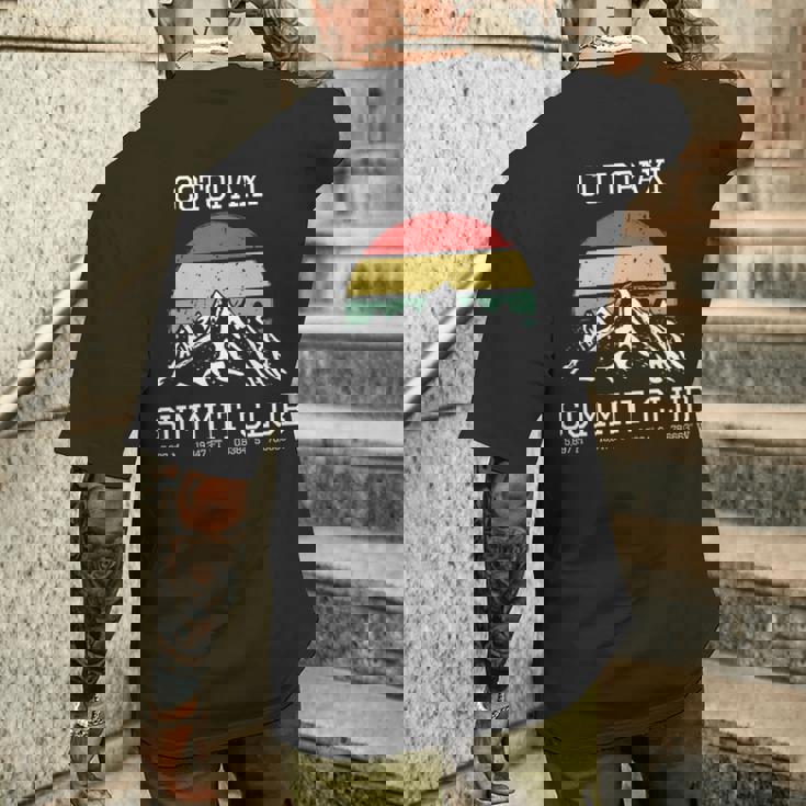 I Climbed Cotopaxiummit Club ハイキング エクアドルハイキング 長袖tシャツ メンズTシャツ バックプリント 彼への贈り物