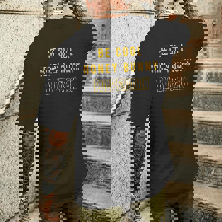 Be Cool ハニーバニー 映画 引用 Papl756 メンズTシャツ バックプリント 彼への贈り物