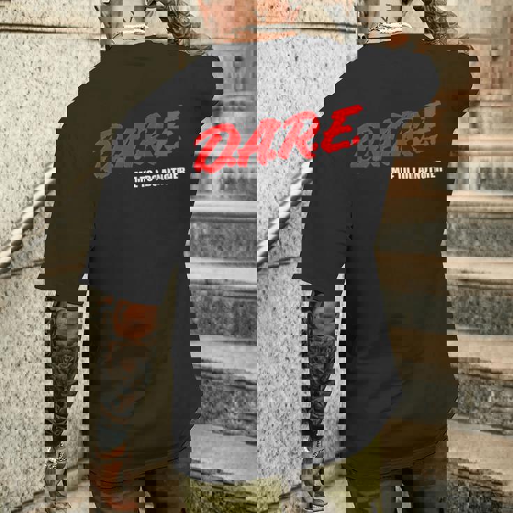 DARE Me To Do Another Meme メンズTシャツ バックプリント 彼への贈り物