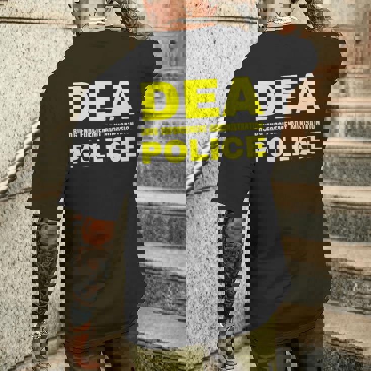 Dea 警察官 麻薬取締局 フロントプリント 長袖tシャツ メンズTシャツ バックプリント 彼への贈り物