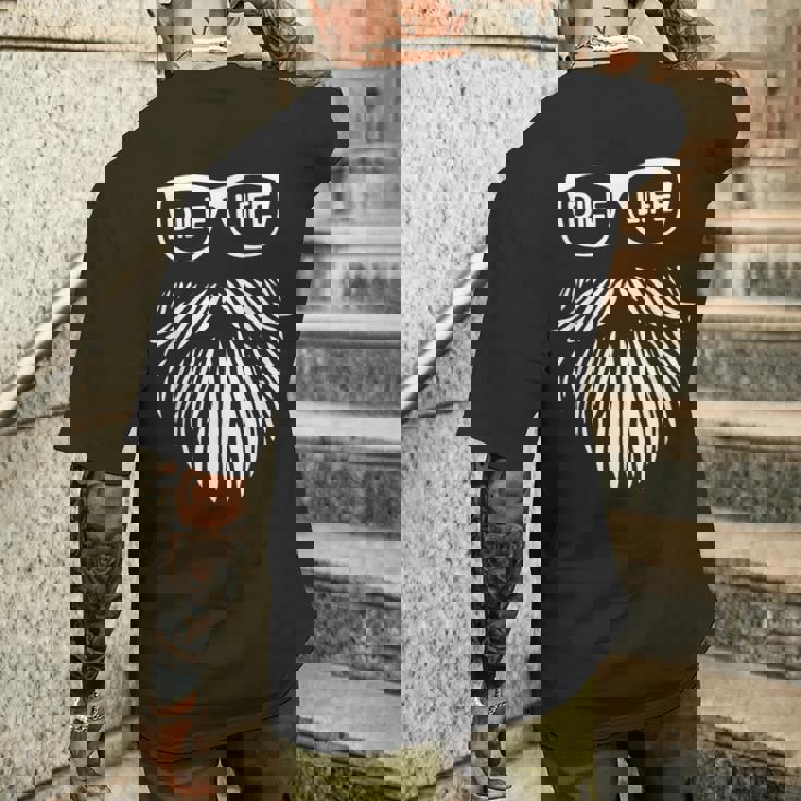 Dilf Life Divertente Regalo Umoristico Con Barba Per La Festa Del Papà T-shirt da uomo con stampa posteriore Regalos para él