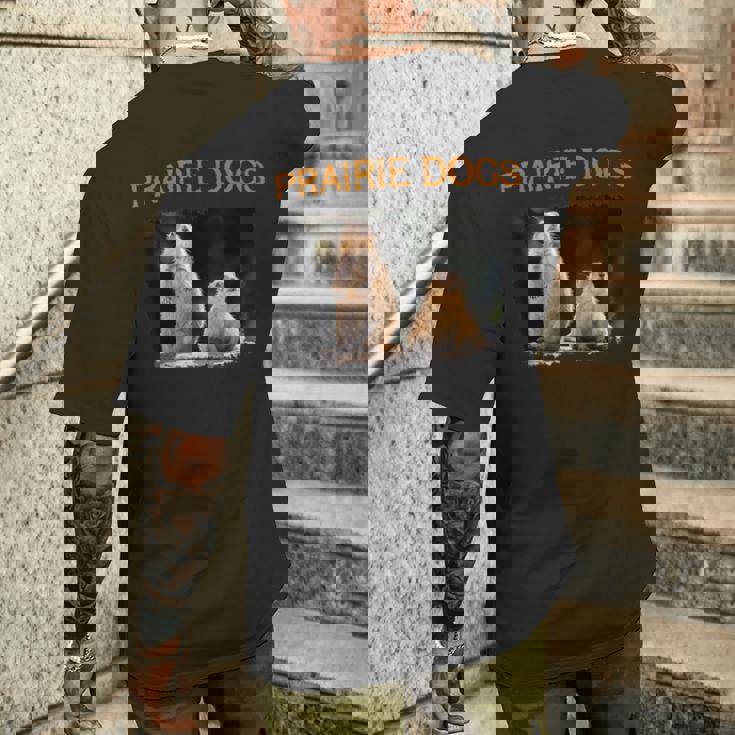 Dog In Love プレーリードッグ オッドカップル メンズTシャツ バックプリント 彼への贈り物