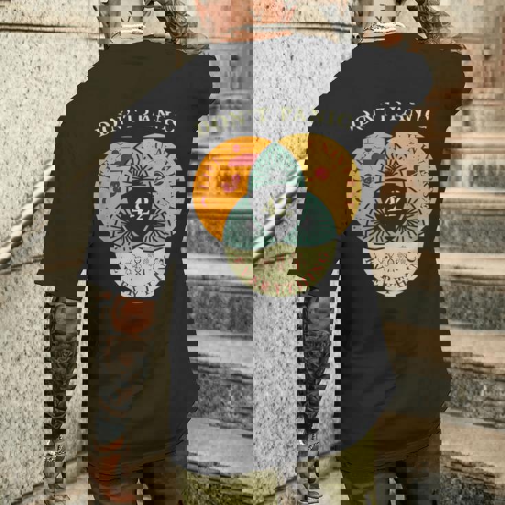 Don't Panic Life Universe Everything 42F 宇宙愛好家 メンズTシャツ バックプリント 彼への贈り物