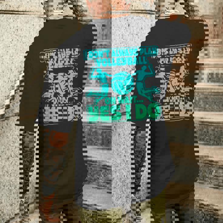 I Don't Always Play Volleyball Oh Wait Yes I Do Tank Top Men's Back Print T-Shirt Gifts for Him I Don't Always Play Volleyball Oh Wait Yes I Do Tank Top Men's Back Print T-Shirt Gifts for Him