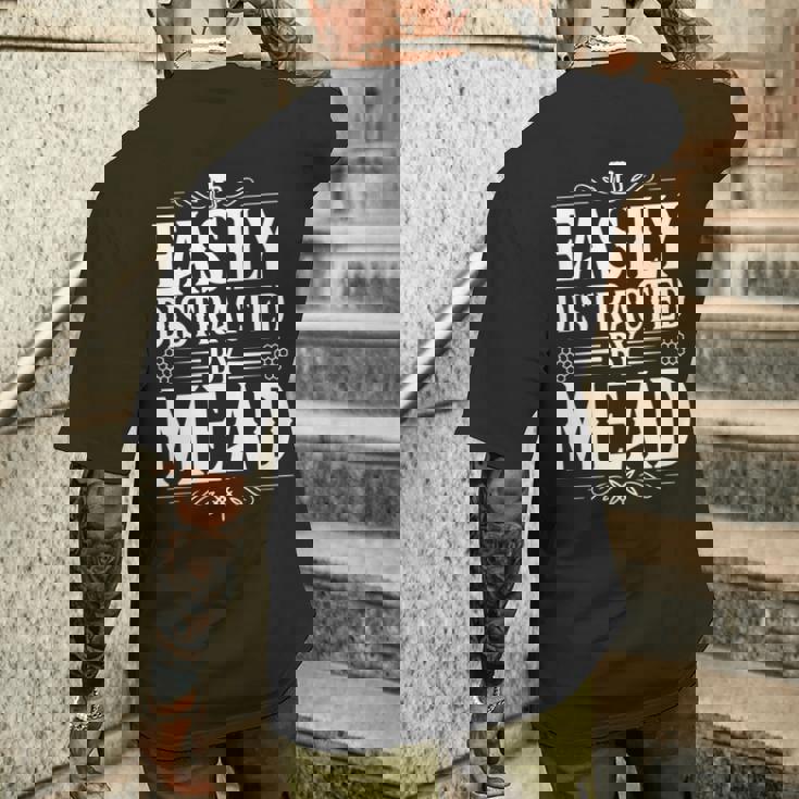 Easy Distracted By Mead 長袖tシャツ メンズTシャツ バックプリント 彼への贈り物