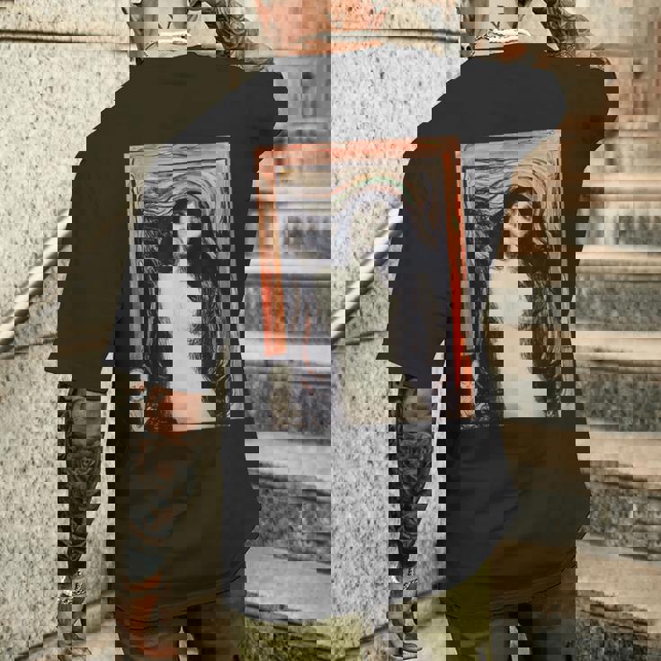 Edvard Munch作 マドンナ メンズTシャツ バックプリント 彼への贈り物