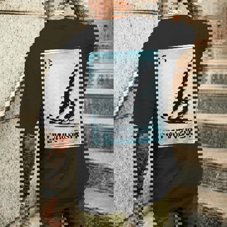 El Windsurf メキシカンウインドサーフィンカード メンズTシャツ バックプリント 彼への贈り物