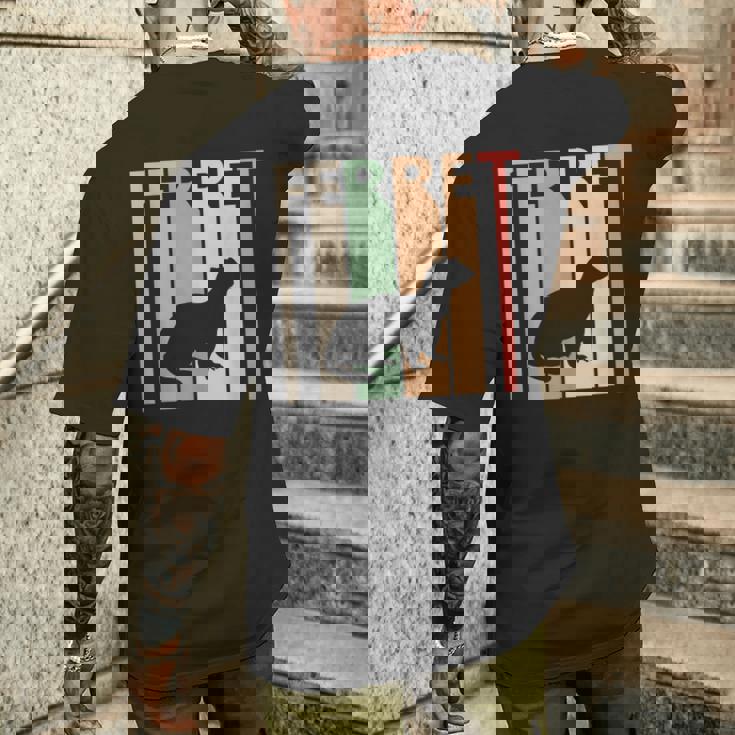 Ferret フェレット メンズTシャツ バックプリント 彼への贈り物