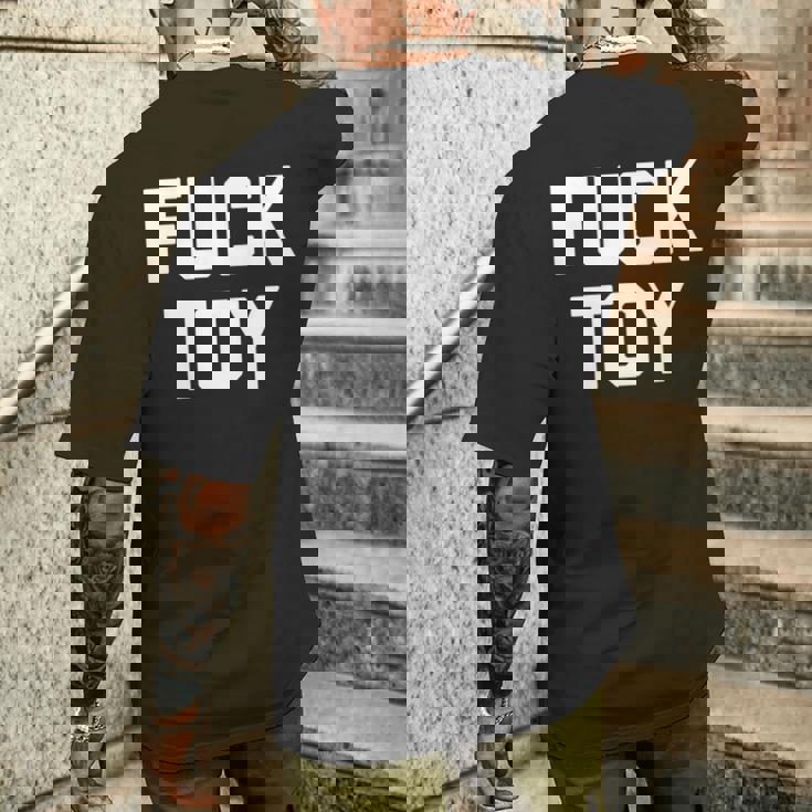 Fuck Toy 面白いことわざ皮肉なノベルティセクシーセックス 長袖tシャツ メンズTシャツ バックプリント 彼への贈り物