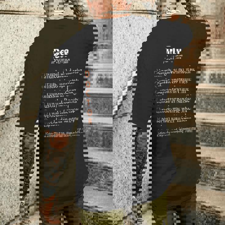 Fun Doctor Definition 医師シャツ 外科医へのギフトに メンズTシャツ バックプリント 彼への贈り物