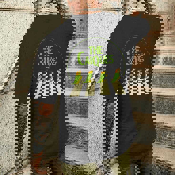 Birb Parrot Pet Doodle Parody The Caiques メンズTシャツ バックプリント 彼への贈り物