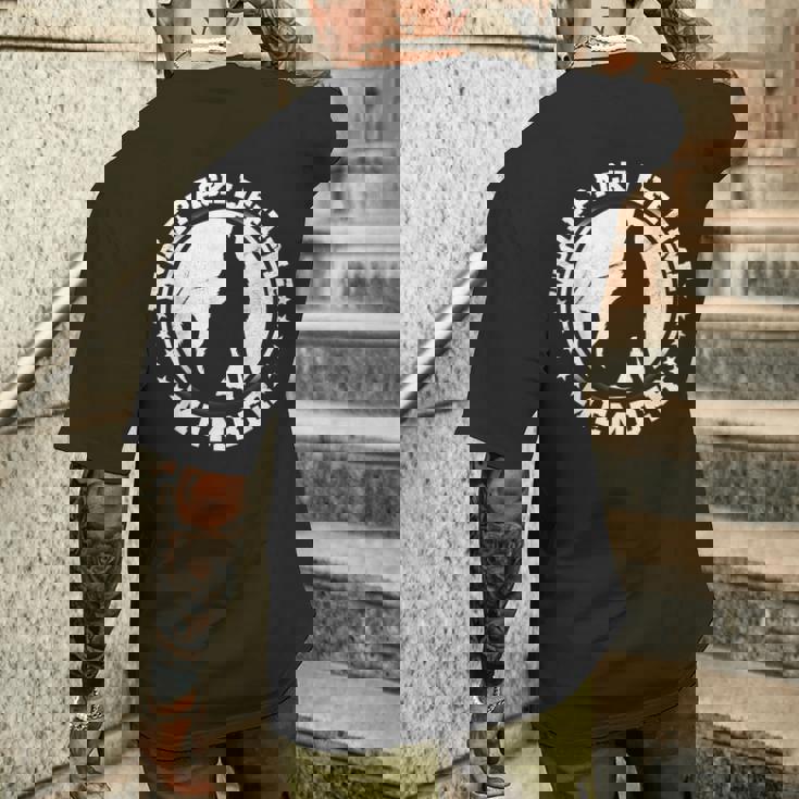 Wolf Wolf ギフト メンズTシャツ バックプリント 彼への贈り物