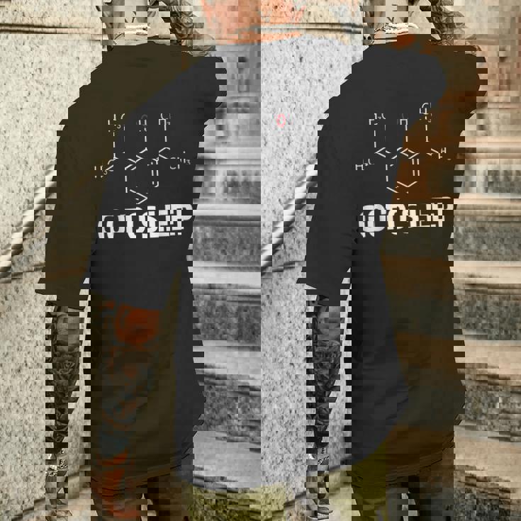 Go Toleep 麻酔科医 Crna 麻酔 メンズTシャツ バックプリント 彼への贈り物