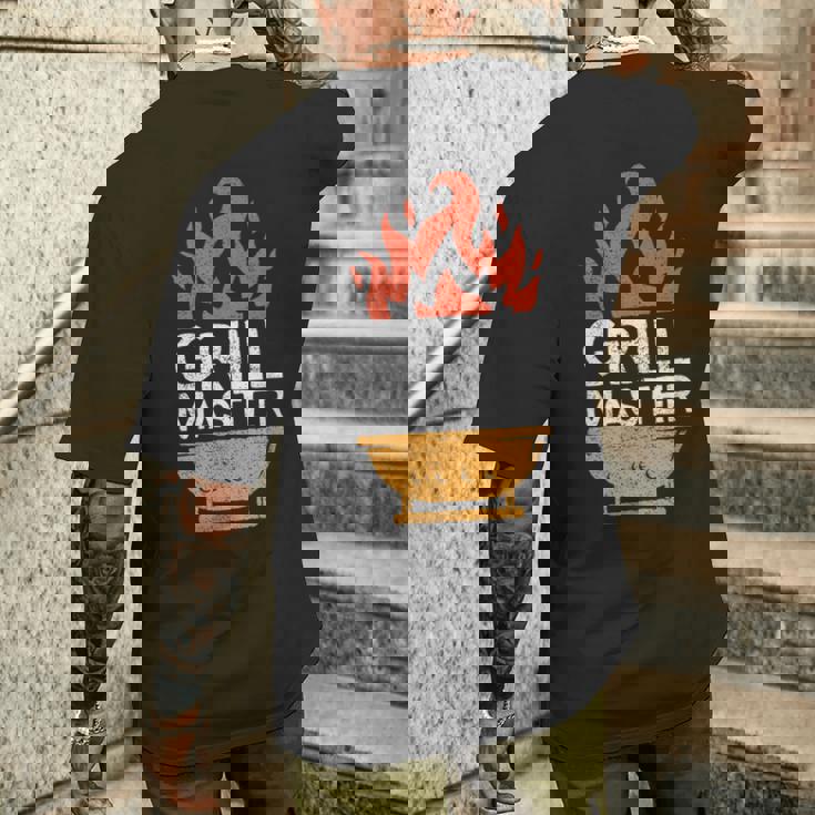 Grill Master メンズTシャツ バックプリント 彼への贈り物